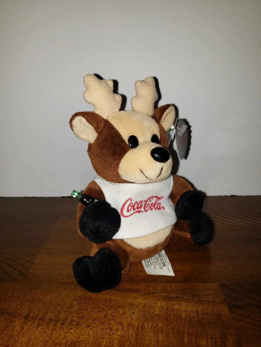 Coca Cola Bean Bag Plush Reindeer